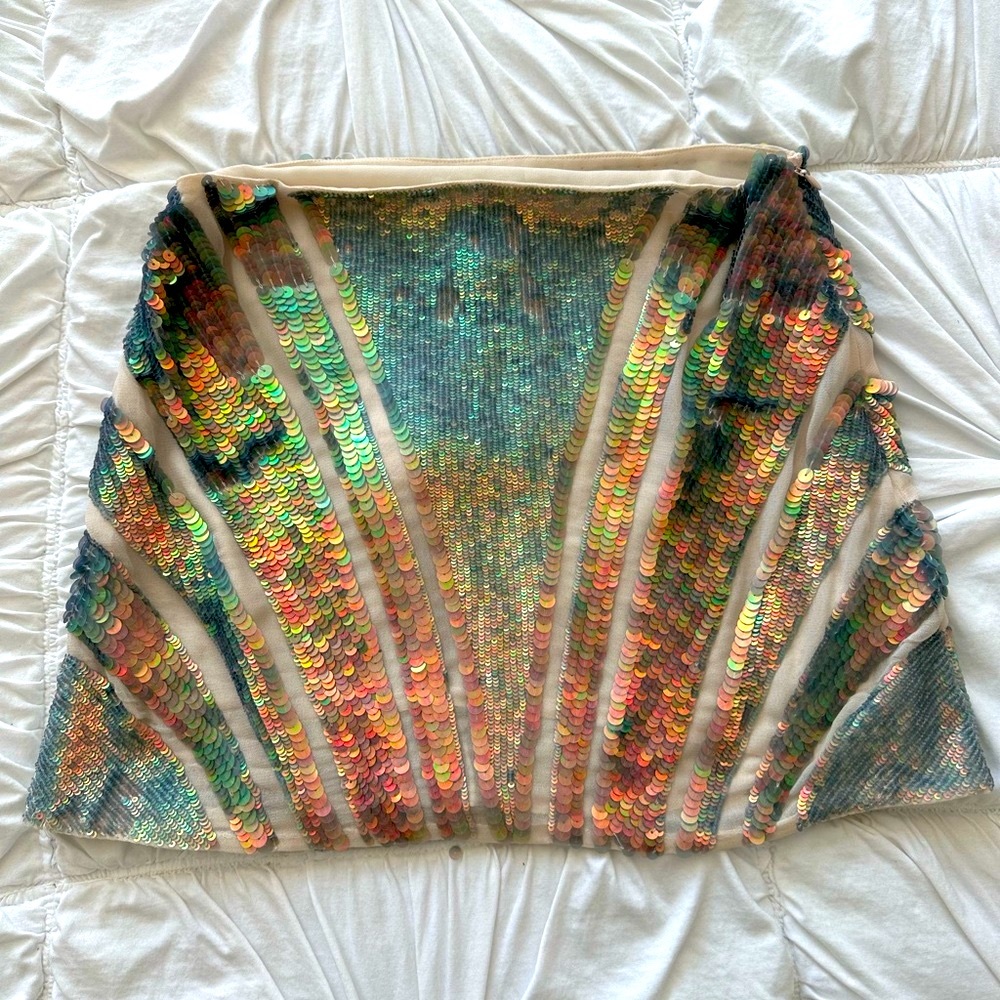 Marciano by Guess Mermaid Sequin Mini Skirt